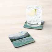 Glacier Nationalpark Montana Getränkeuntersetzer (Rechte Seite)