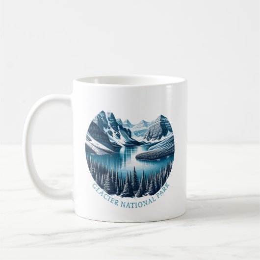 Glacier Nationalpark Montana Kaffeetasse (Links)