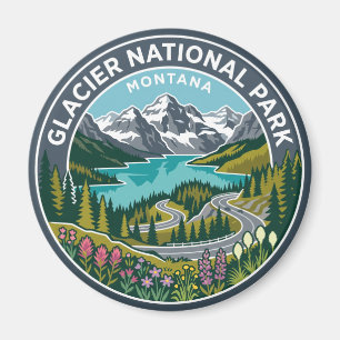Glacier-Nationalpark Montana Magnet