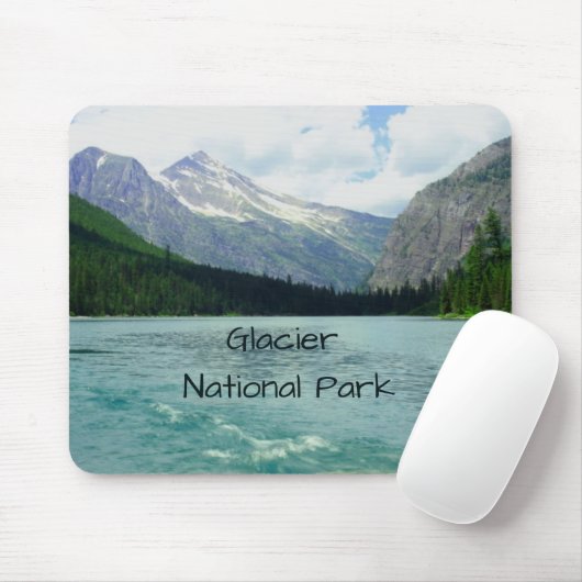Glacier Nationalpark Montana Mousepad (Mit Mouse)