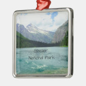 Glacier Nationalpark Montana Ornament Aus Metall (Links)