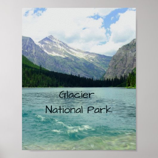 Glacier Nationalpark Montana Poster (Vorne)