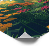 Glacier Nationalpark Montana Poster (Ecke)