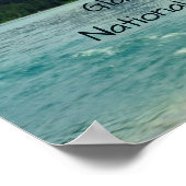 Glacier Nationalpark Montana Poster (Ecke)