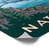 Glacier Nationalpark Montana Poster (Ecke)