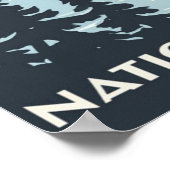 Glacier Nationalpark Montana Poster (Ecke)