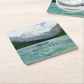 Glacier Nationalpark Montana Rechteckiger Pappuntersetzer (angewinkelt)