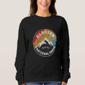 Glacier Nationalpark Montana Sweatshirt (Vorderseite)