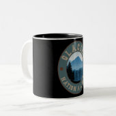 Glacier Nationalpark Montana Usa Gebirge Geschenke Zweifarbige Tasse (Vorderseite Links)