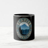 Glacier Nationalpark Montana Usa Gebirge Geschenke Zweifarbige Tasse (Mittel)