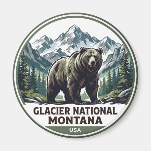 Glacier-Nationalpark Montana USA Magnet