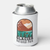 Glacier Nationalpark Montana Vintag Dosenkühler (Kanne Vorderseite)