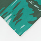 Glacier Nationalpark Montana Vintag Fleecedecke (Ecke)