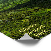 Glacier Nationalpark Poster (Ecke)