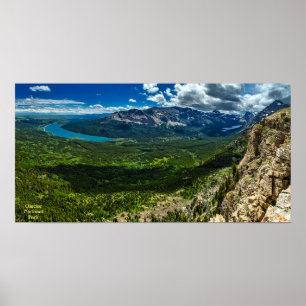 Glacier Nationalpark Poster
