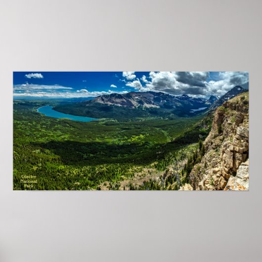 Glacier Nationalpark Poster (Vorne)