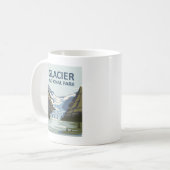 Glacier Nationalpark Reisen Kaffeetasse (Vorderseite Links)