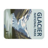 Glacier Nationalpark Reisen Magnet (Horizontal)