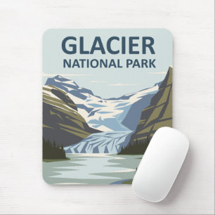 Glacier Nationalpark Reisen Mousepad