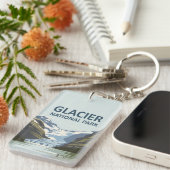 Glacier Nationalpark Reisen Schlüsselanhänger (Vorderseite rechts)
