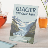 Glacier Nationalpark Reisen Sockelschild (In Situ)