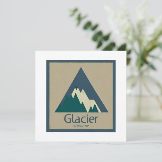 Glacier Nationalpark Rustikal (Stehend Vorderseite)