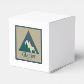 Glacier Nationalpark Rustikal Geschenkschachtel (Rückseite)