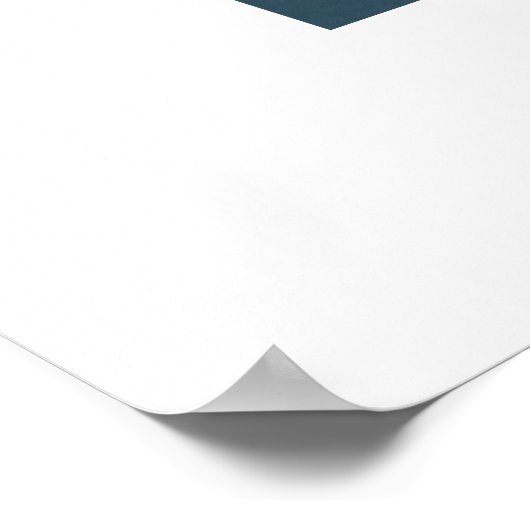 Glacier Nationalpark Rustikal Poster (Ecke)