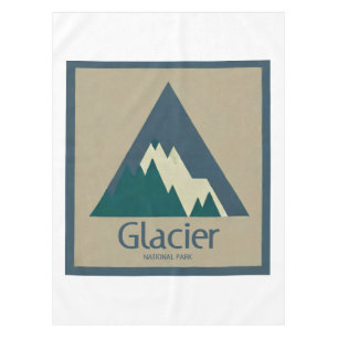 Glacier Nationalpark Rustikal Tischdecke