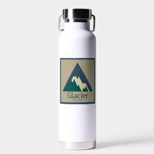 Glacier Nationalpark Rustikal Trinkflasche
