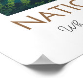 Glacier-Nationalpark-Szeneplakat Poster (Ecke)