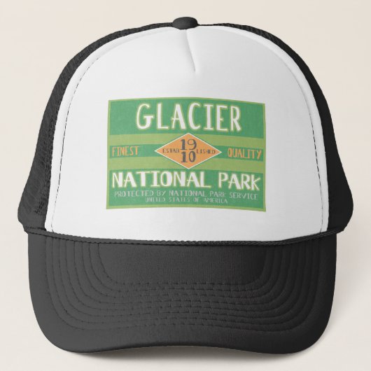 Glacier Nationalpark Truckerkappe (Vorderseite)