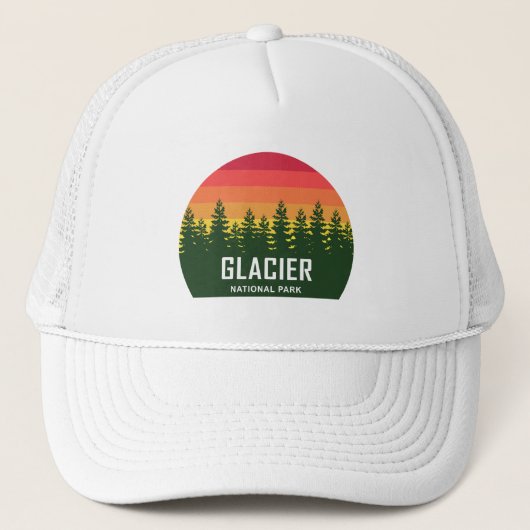 Glacier-Nationalpark Truckerkappe (Vorderseite)