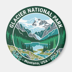 Glacier-Nationalpark USA Magnet