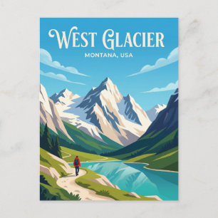 Glacier-Nationalpark USA Postkarte