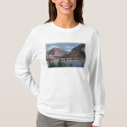Glacier Nationalpark, viel M.Ü. - Gletscher-Hotel T-Shirt (Vorderseite)