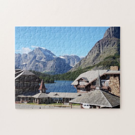 Glacier Nationalpark Viele Gletscher Puzzle (Horizontal)