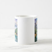 Glacier Nationalpark Watercolor Kaffeetasse (Mittel)