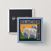 Glacier-Nationalpark | Ziege Button (Vorne & Hinten)