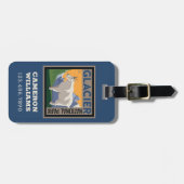 Glacier-Nationalpark | Ziege Gepäckanhänger (Vorderseite horizontal)