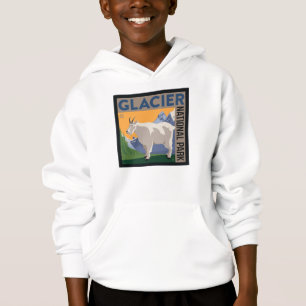 Glacier-Nationalpark Ziege Hoodie