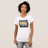 Glacier-Nationalpark | Ziege T-Shirt (Vorne ganz)