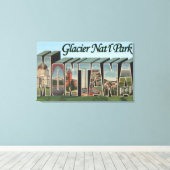 Glacier Nat'l Forest, Montana Leinwanddruck (Insitu (Holzboden))