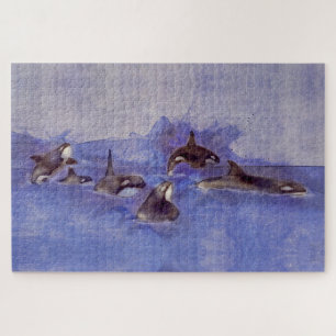 Glacier Orca Killer Whales Puzzle