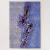 Glacier Orca Killer Whales Puzzle (Vertikal)