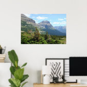 Glacier Park - Auf der Sun Road Poster (Heimbüro)