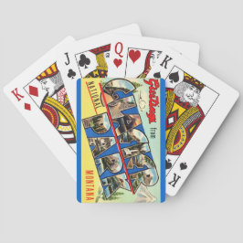 Glacier Park Gruß Postkarte Spielkarten