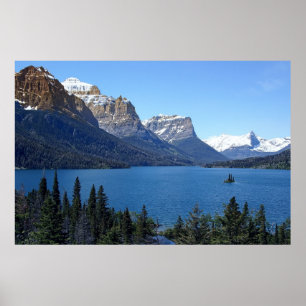 GLACIER PARK - ST. MARIA'S LAKE POSTER