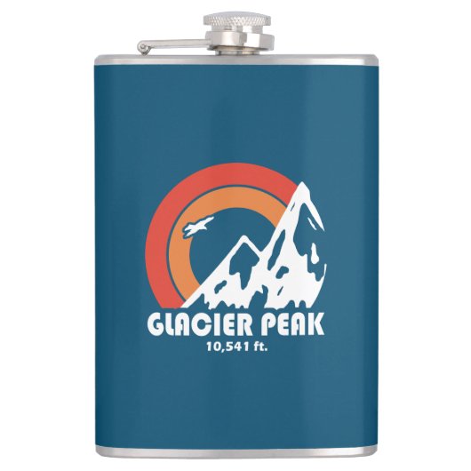 Glacier Peak Sun Eagle Flachmann (Vorderseite)