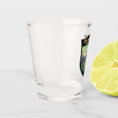 Glacier Peak Washington Travel Art Vintag Schnapsglas (Links)